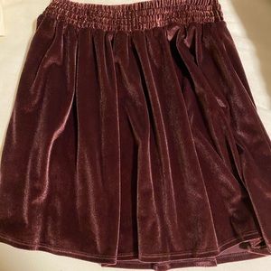 Velvet skirt